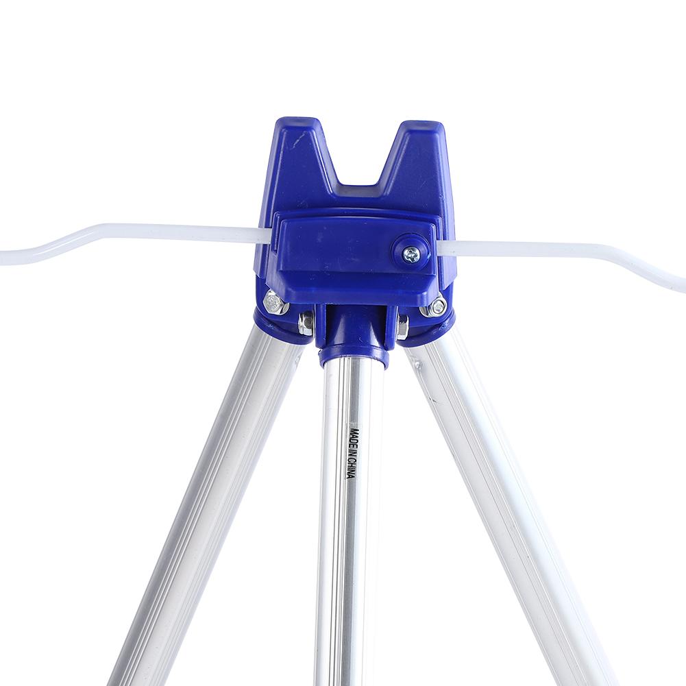 Aluminium Alloy Adjustable Telescopic Fishing Rod Stand Bracket Tripod Holder Support 5 Pole 1.2m