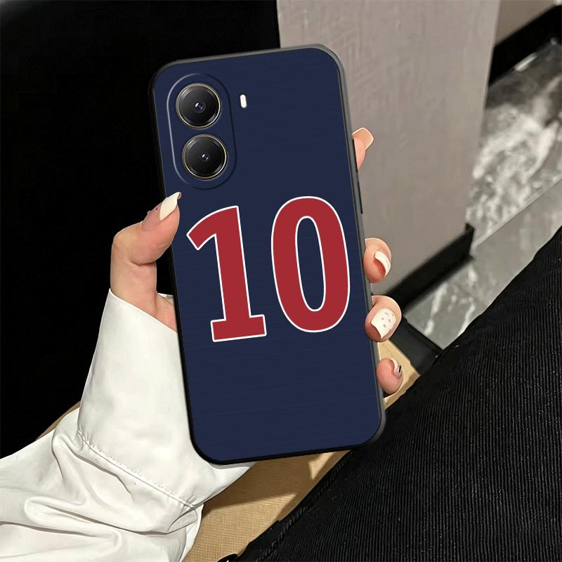 FootBall Number 7 10 19 Soft Phone Case for Xiaomi Poco X5 X6 X7 X8 Pro Max X3 F7 F8 Ultra M8 M7 M6 M5 Redmi 15 15C 14C 13C 12C Xiaomi Redmi 15 5G