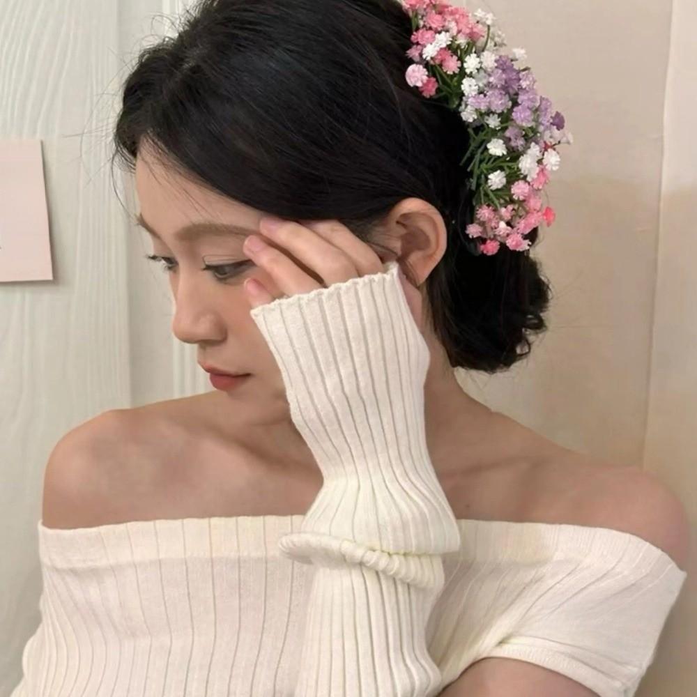 Bohemian Flower Hairpin Fairy Bride Hair Accessories Headwear Thai Banana Clip Daily