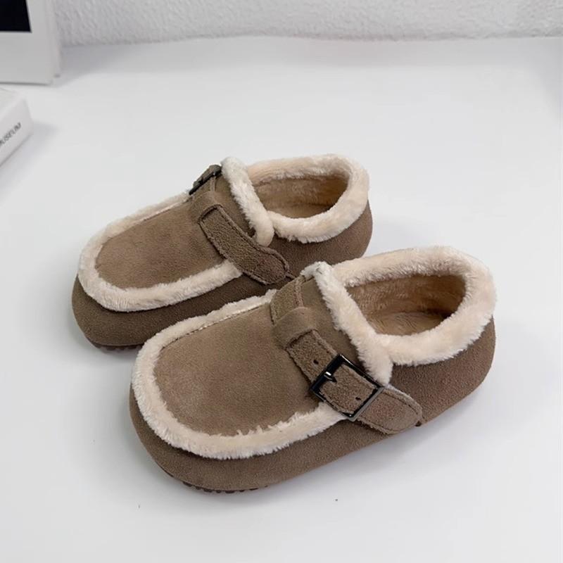 Chaussures pour enfants 2025 Automne/Hiver Chaussure décontractée en coton avec velours chaud Botte pour fille à semelle souple Polyvalente Bottes pour garçons Bottes pour filles Botas