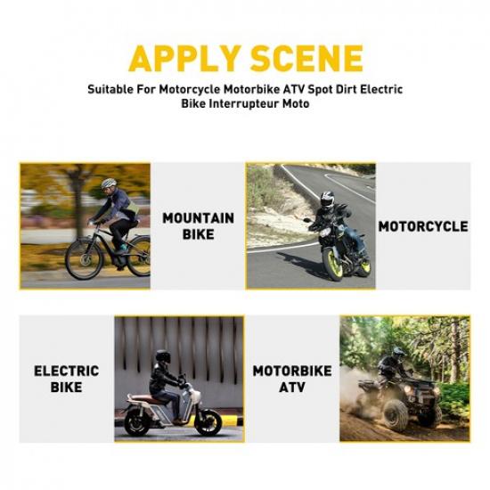 7/8" 22Mm Motorcycle Handlebar Switch For Turn Blinker Signal Horn Beam Replac