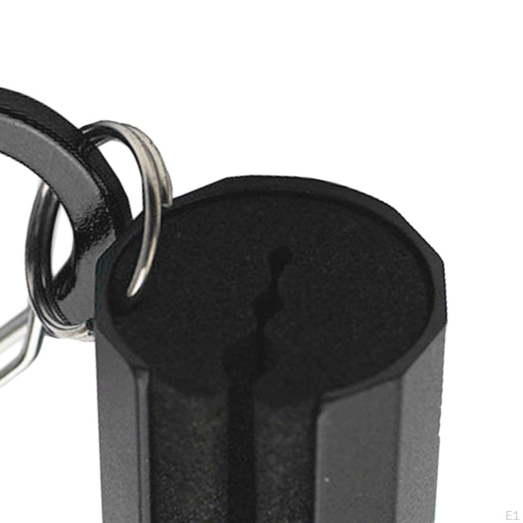 Fishing Rod Holder Clip with Keychain Attachment