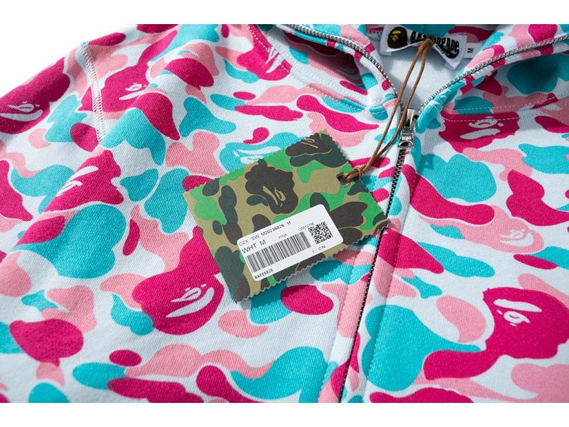 Japanese Trendy Multi-color Camouflage Shark Hoodie - Miami City Edition for Youth