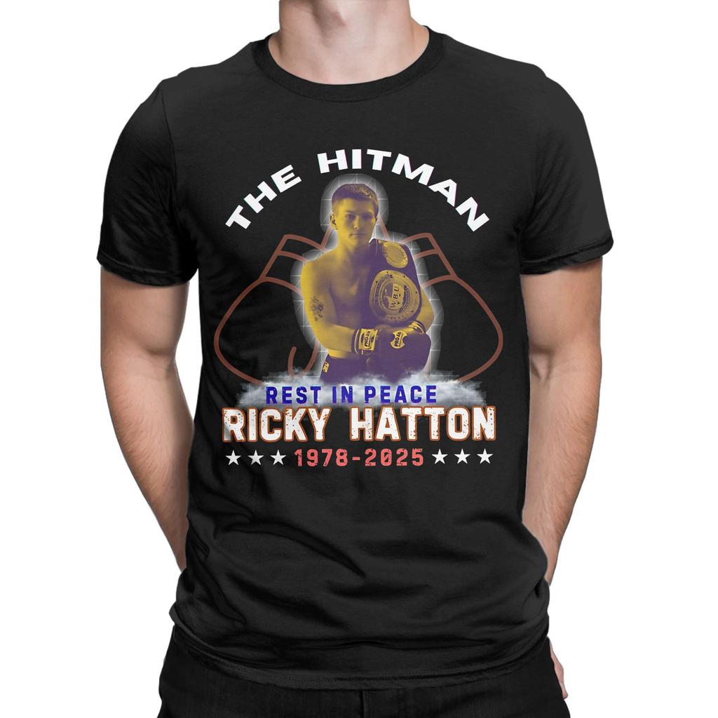 Rest In Peace Ricky Hatton 1978-2025 Tee Shirt for Men Women Graphic T Shirts 100% Cotton Clothing