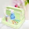 1pack Baby Bottle Box Storage Pp Dustproof Green For Parents