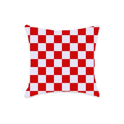 New Checkered Geometric Colorful Sofa Home Pillow Cover Sofa Bedside Home Chessboard Pillow Cushion Cover