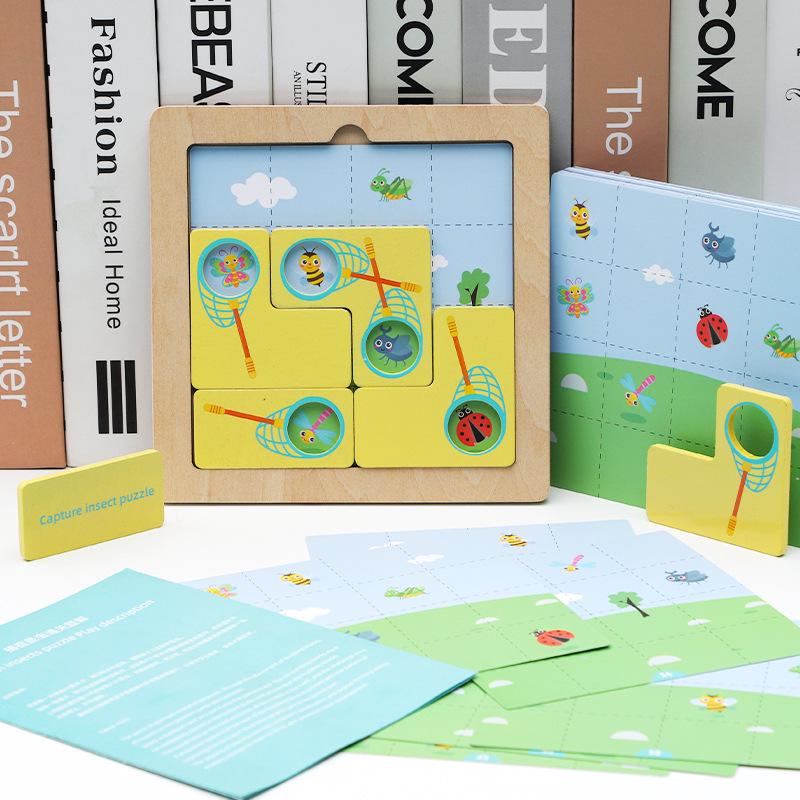 

Insect Catcher Jigsaw: Brain-Teasing Puzzle to Boost Kids Hand-Eye Coordination