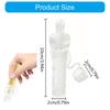 6Pcs Breast Milk Colostrum Collection Tube for Mom, Reusable 5ml Baby Feeding Artifact Newborns Silicone Dropper