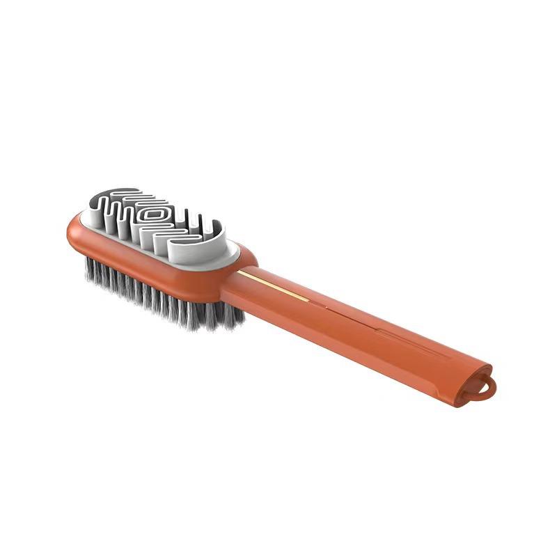 Double-Sided Suede Shoe Brush & Rubber Eraser - Quickly Removes Stains, Soft Bristles Protect Shoes.