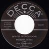 7inch Record ANDREWS SISTERS  GUY LOMBARDO  HI  Winter Wonderland  Christmas Islan 923722 Decca 1954 US Pop Used