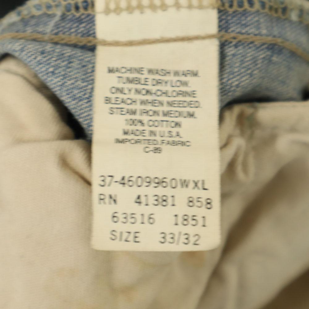 RRL Made in USA Knopfleiste Straight Denimhose w33 Jeans Herren Gebraucht