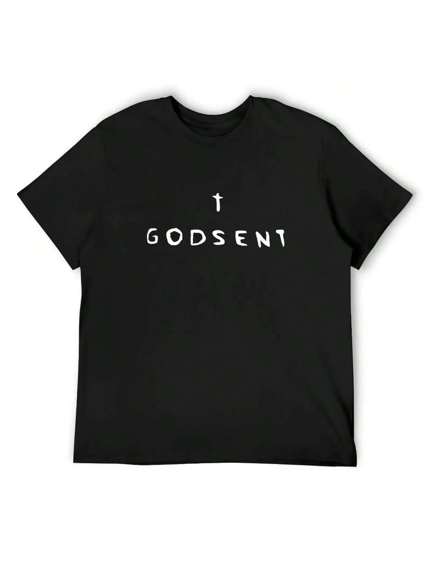 Godsent Lino Cut   T-Shirt Anime Shirt Oversized Valentines Boutique Clothes Funny Costumes Oversized T Shirts For unisex S разноцветный