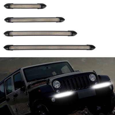 2 Stück/Set Auto Streamer Flow Tagfahrlicht Auto Scheinwerfer Sequenzielles Streifen Auto DRL Tagfahrlicht Auto Styling LED Blinkerlicht