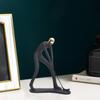 Abstract Sports Figure Creative Sculpture Sandstone Shelf Statue Ornaments Holiday Gift