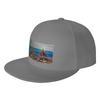 Fashion Scenic View of The City Of Florence Flat Brim Sun Hat  Casual Gatherings Trucker Cap