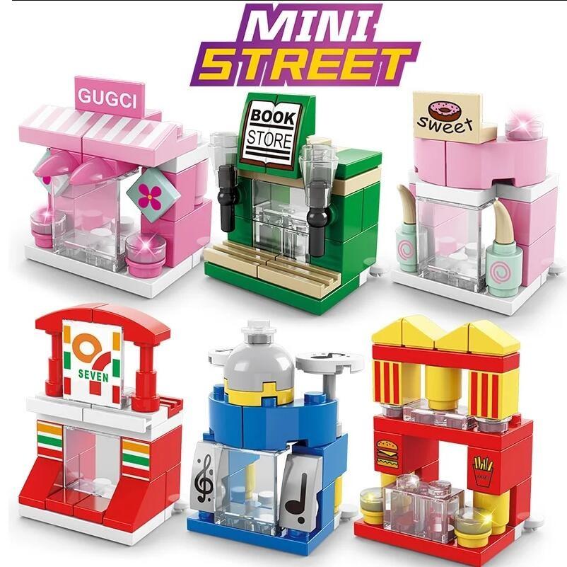 2 IN 1 SLUBAN Girl Royal Carriage Wagon Model Building Blocks Enlighten Action Figure Toys For Children