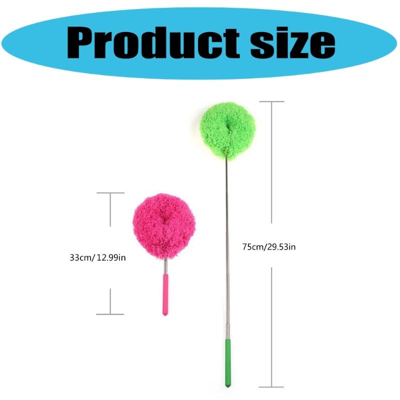 Retractables Ceiling Fan Cleaning Brush For Easy Storage And Effective Cleaning Of Difficult Corner Office Maintenance