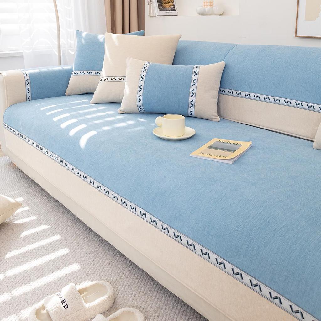 Universal Chenille Sofa Cushion Cover: Non-Slip, Luxury Design, 2025 Collection