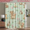 2D Flat Photography Backdrop Background Banner Cute Wildlife Friends 100% Polyester Festive Backdrops Use for Wall and Patio