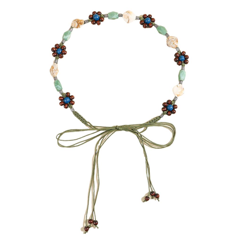 Traditional Styles Belt Versatile Dress Belt Cotton Linen Belt Adjustable Length for Casual or Ethnic Wear