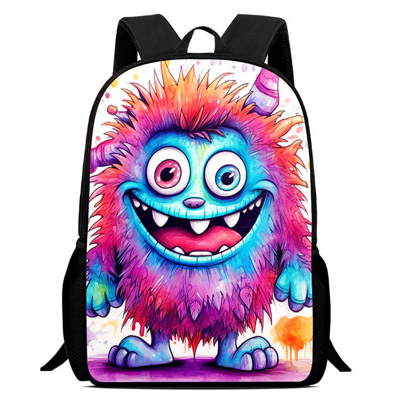 My Singing Monsters Student Schoolbags Boys and Girls Fashion Backpacks Kidsren's Backpacks