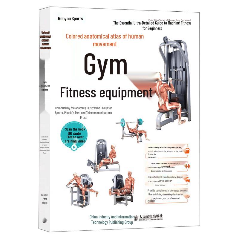 Human Movement & Gym Fitness Color Anatomy Atlas