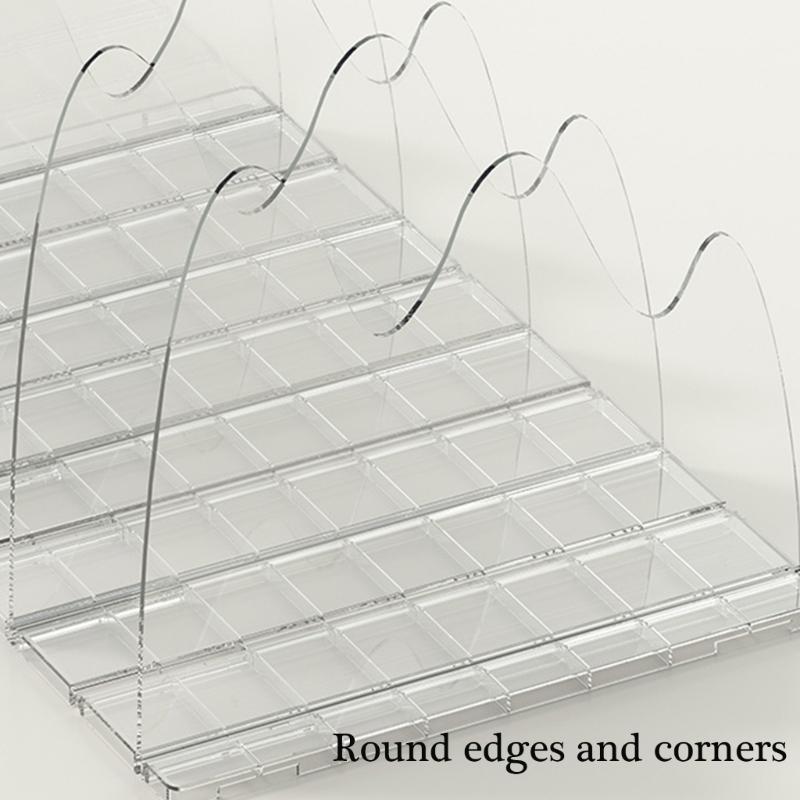 Space Saving Bag Display Organizers Adjustable Acrylic Shelf Divider Storage Organizers For Bags And Accessories