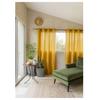 Cotton Curtain 140 X 260 Cm Kala Saffron