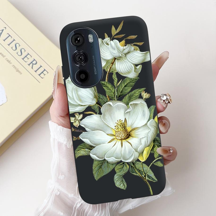 For Motorola Edge 30 Pro Case XT2201-1 Cover Lovely Panda Bowknot Silicone Shockproof Cover For Moto Edge Plus 2022 Edge30 Funda