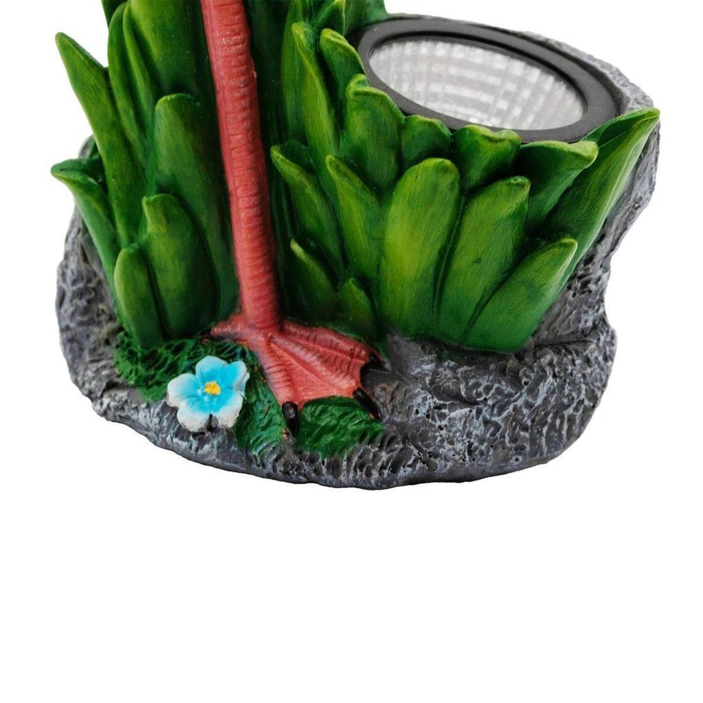 Clearance Solar-Powered Resin Flamingo Garden Lamp - Waterproof Outdoor Decoration