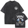 Washed Vintage Rapper Don Toliver Hardstone Psycho Album Print T Shirts Unisex Women Fashion Hip Hop Oversized Tshirts Streetwear