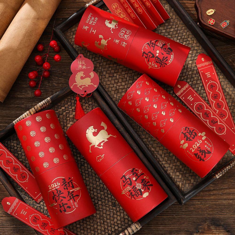 Zodiac Hores Surprise Red Pockets Horse Year Surprise Game Props New Year's Envelope  Wedding
