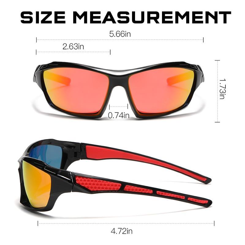 Men's and women's polarized sunglasses outdoor sports cycling glasses night vision driver sunglasses goggles running glasses