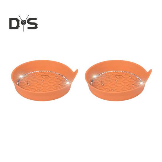 2 szt. podkładek samochodowych odpornych na zużycie, uniwersalnych, zapobiegających zarysowaniom, izolowanych cieplnie, antypoślizgowych, silikonowych wkładek do uchwytu na kubek