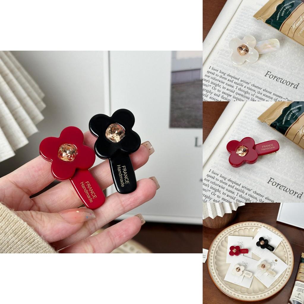 Luxury Acetate Mini Hair Clips With Crystal Embellishments For A Fashionable Look In Fall 2024