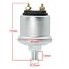 0-5 Bar / 0-10 Bar Öldruckanzeige 7-farbige Hintergrundbeleuchtung Auto-Anzeige oder 1/8NPT-Sensor für Marineboot Yacht Auto 9~32V