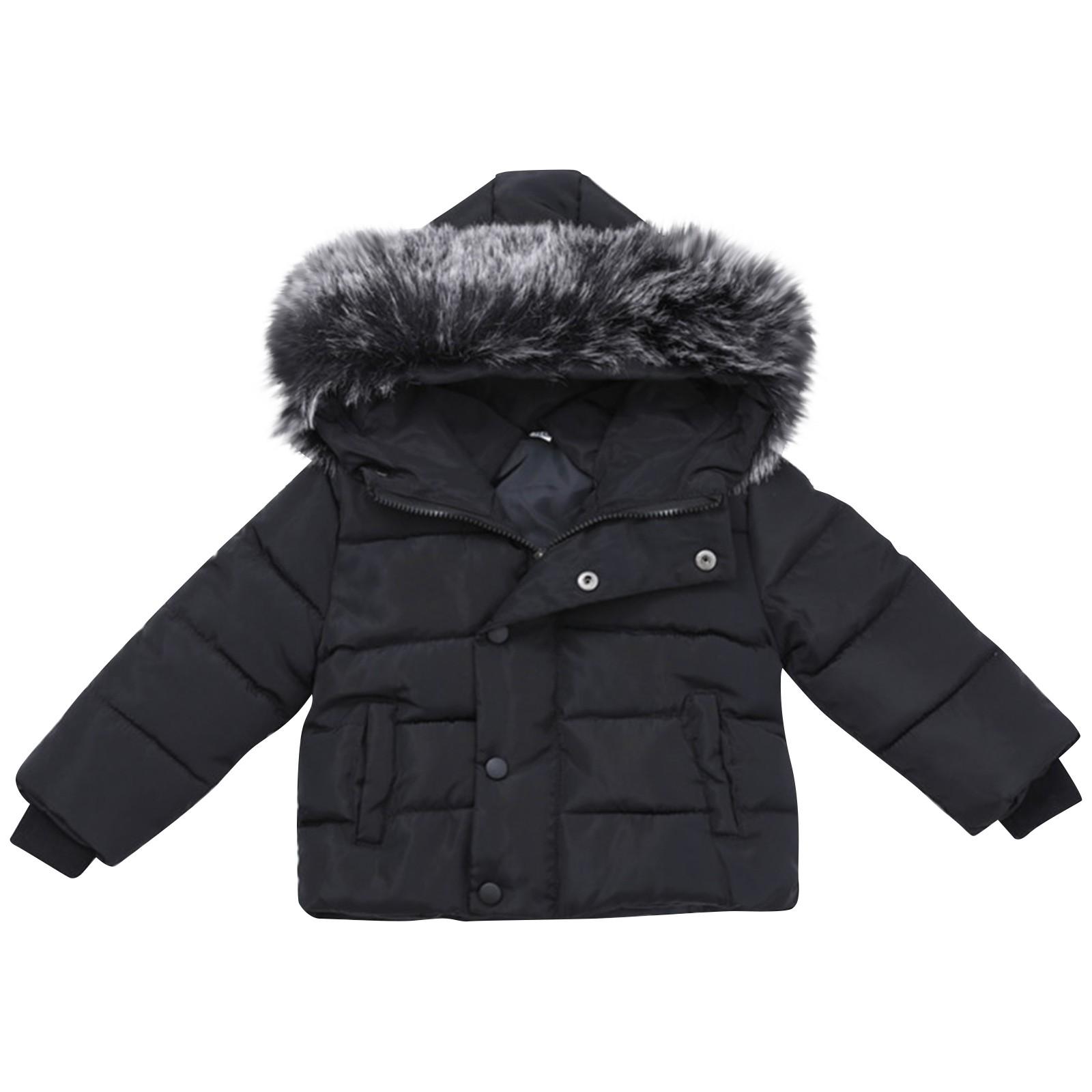 

Зимнее детское утепленное пуховое пальто ThermoPlume 100 чёрный