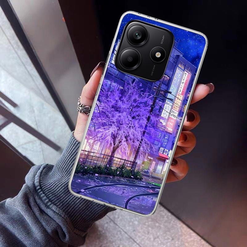Anime Aesthetic Scenery Phone Case For Xiaomi Redmi Note 15 14 14S 13 12S 12 Pro Plus 11S 11 10S 10 4G Cover 11E 11T 5G Print Fu