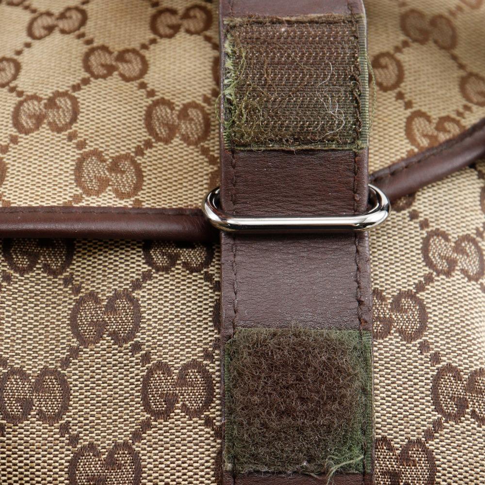 GUCCI Waist bag body bag 145851 beige GG canvas mens Used