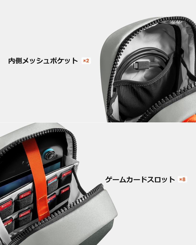 Tomtoc Nintendo Switch 2 Body Compatible with Switch 2 Tomtoc Switch Shoulder Pro Accessories Game Card EVA Protection Bag, Models, Bag, Controller,