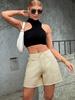 Trendy European & American Women's High-Waist Denim Shorts - Loose, Slimming Fit