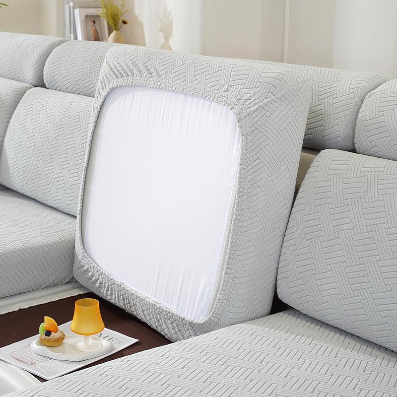 

Универсальный нескользящий эластичный чехол для дивана - Однотонный, всесезонный чехол-протектор для подушек с полной оберткой Backrest Cover (H30-50, W60-80)