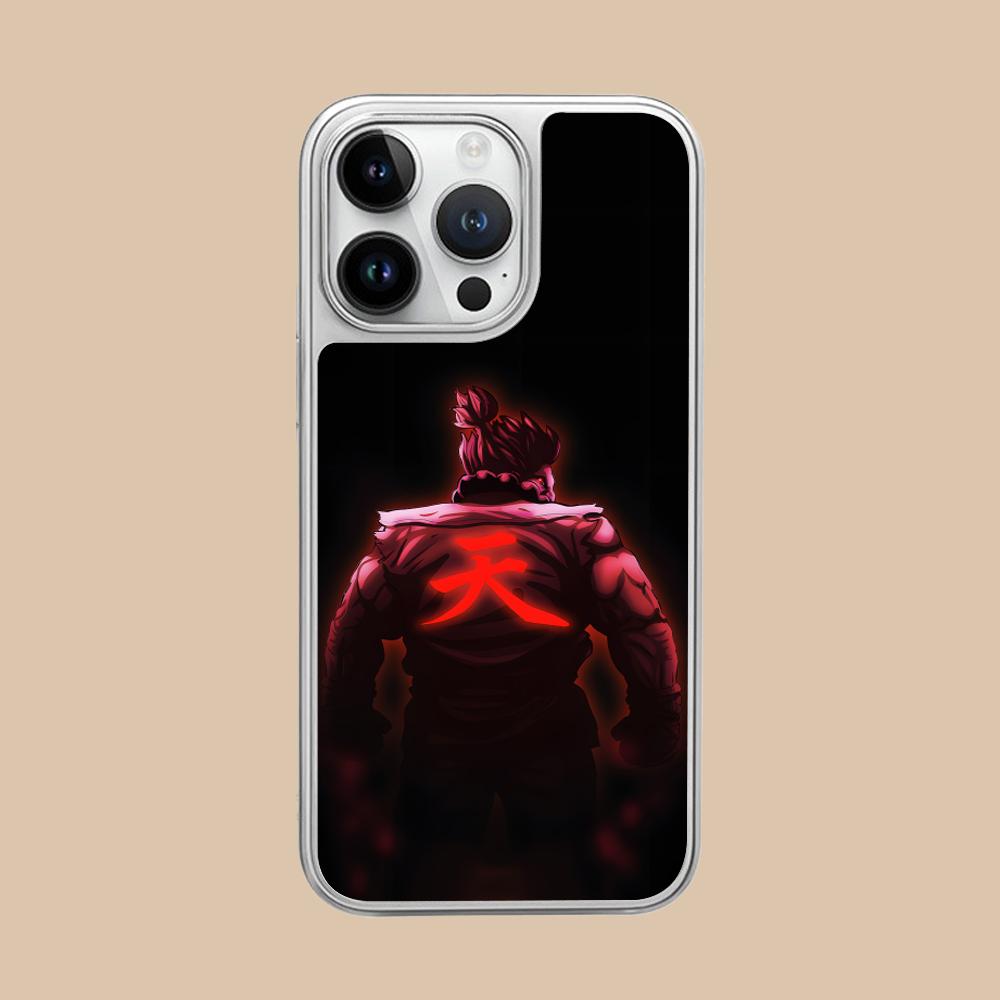 

Street Fighter Akuma Mobile Phone Case for iPhone 17 16 15 14 13 12 11 Air Pro Max Plus Silver Plating Colorful Cover Cover iPhone 11