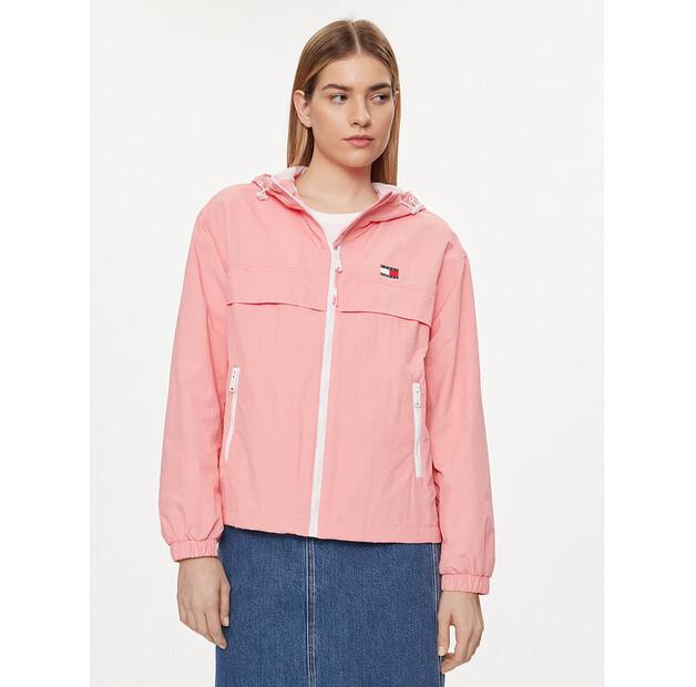 

Ветровка Tommy Jeans Chicago DW0DW17747 розовая, стандартный крой L