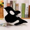 Imitação de baleia assassina brinquedos de pelúcia fofos desenhos animados imitação animais marinhos bonecos de pelúcia decoração para casa sofá travesseiro de pelúcia presente de aniversário