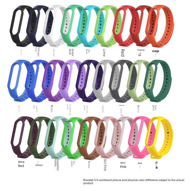 Xiaomi Mi Band 5 6 Sports Wristband Strap - Compatible and Replaceable