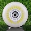 4 Pezzi Ruote Luminose Lampeggianti per Pattini in Linea Ruota LED Ruota da Pattinaggio Ruote per Pattini a Rotelle in Linea per Pattinare