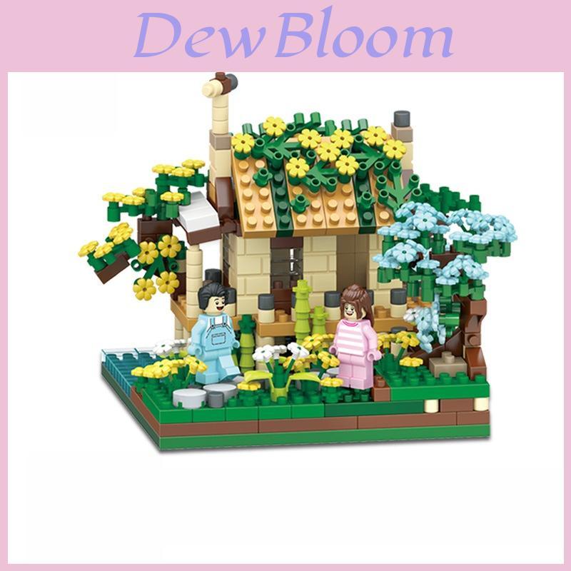 Four Season Micro Particle Building Blocks Set For Street Scene Decor With Diy Assembly For Creative Kids