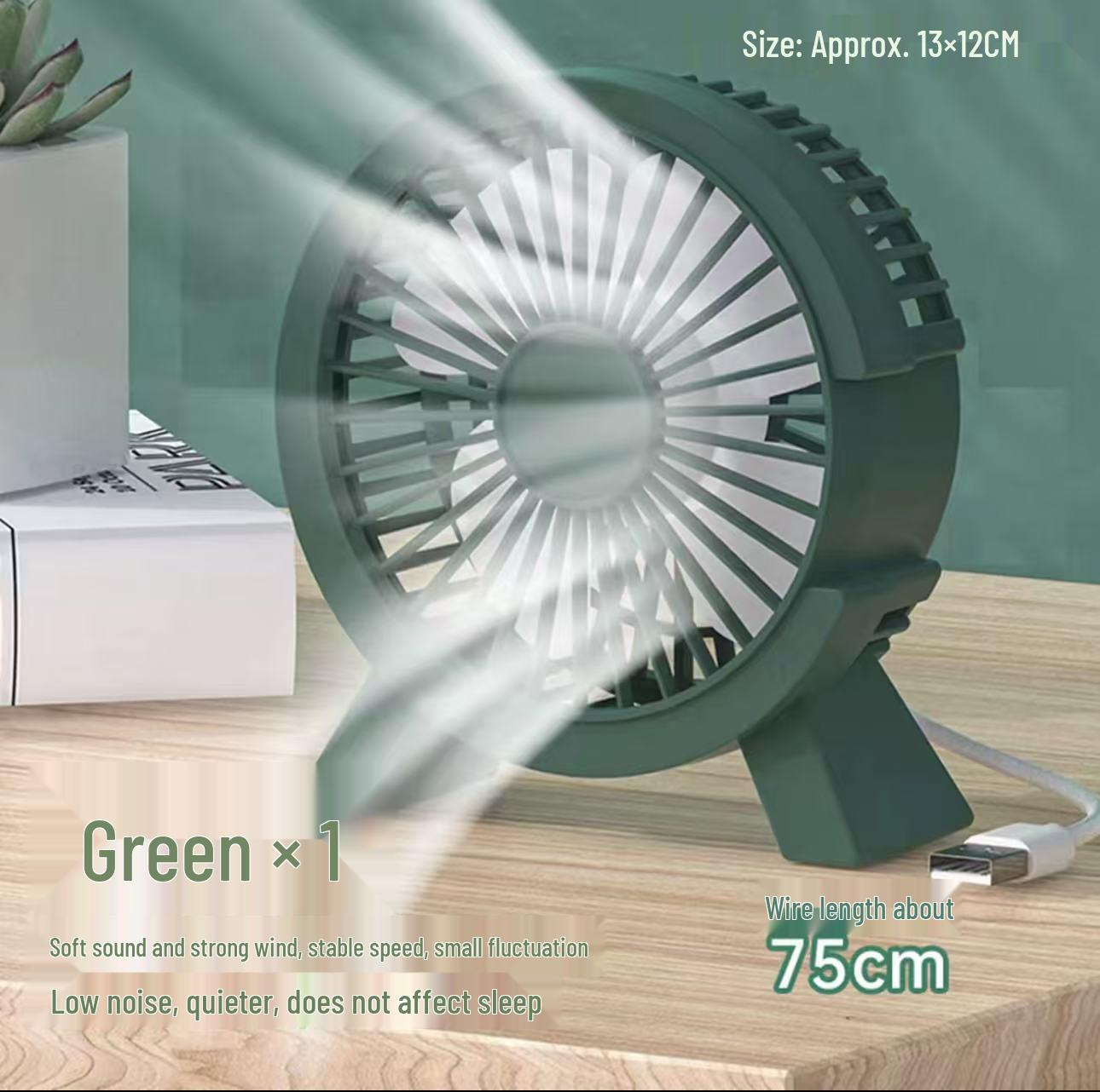 USB Direct Plug Quiet Desktop Small Fan - Enjoy Cool Comfort USB Fan