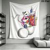 diddl Wall Tapestry Aesthetic Wall Hanging Printed Fabric Blanket Decorative Tapestries for Bedroom Living Room Home Decor